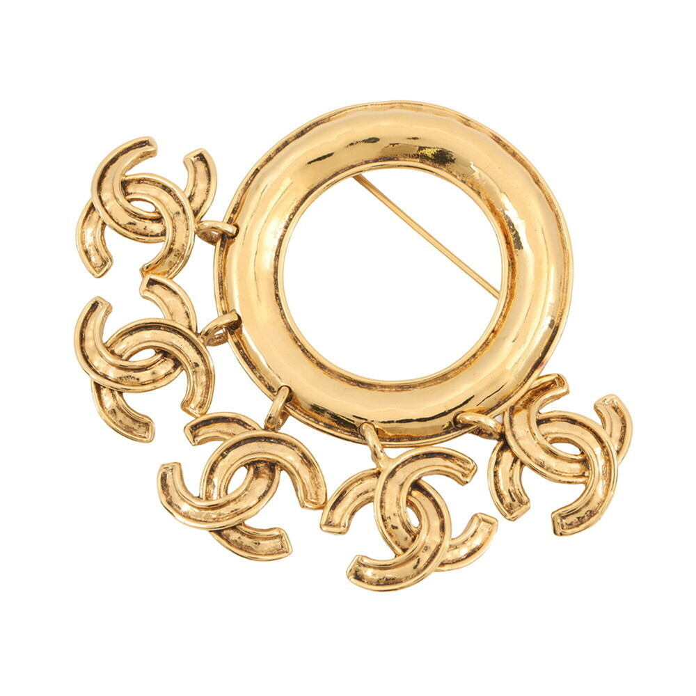 Chanel Brooch, 5-strand Coco Mark Metal, 94 P CHANEL Brooch BROACH